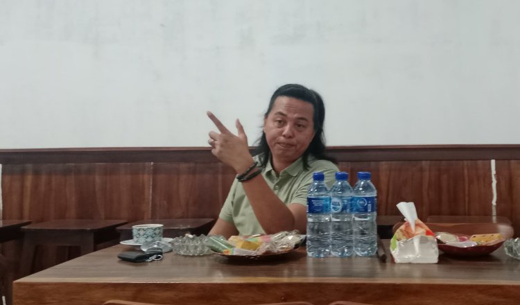 Jhi Lilur diwawancarai awak media. (Foto: Istimewa)