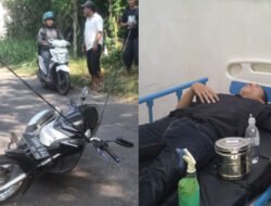 Tersangkut Kabel PLN, Warga Jember Terpelanting ke Aspal