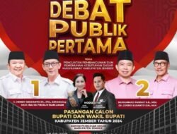 Saksikan Siaran Live! Debat Publik Pertama Pilkada Jember 2024