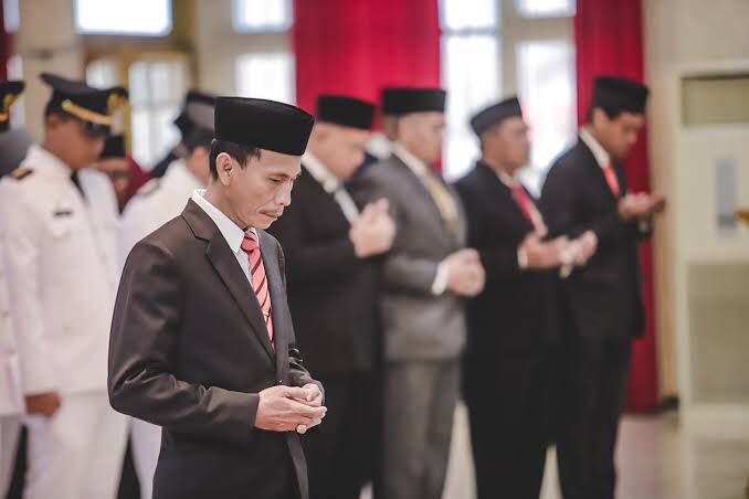 Hadi Sasmito saat dilantik sebagai Sekda Jember, Jumat (28/7/2023). (Foto: Istimewa)