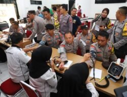 Polres Magetan Pastikan Kesehatan Personel untuk Amankan TPS Pilkada 2024