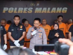 Polres Malang Bongkar 16 Kasus Judi Online dan Konvensional, 17 Tersangka Ditangkap