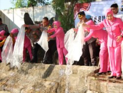 Kapolres Sumenep Tabur Bibit Ikan Lele, Dorong Swasembada Pangan