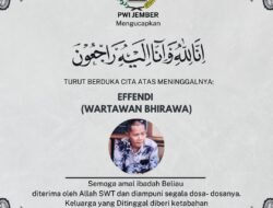 Effendi, Ketua PWI Jember Periode 2011-2014 Meninggal Dunia