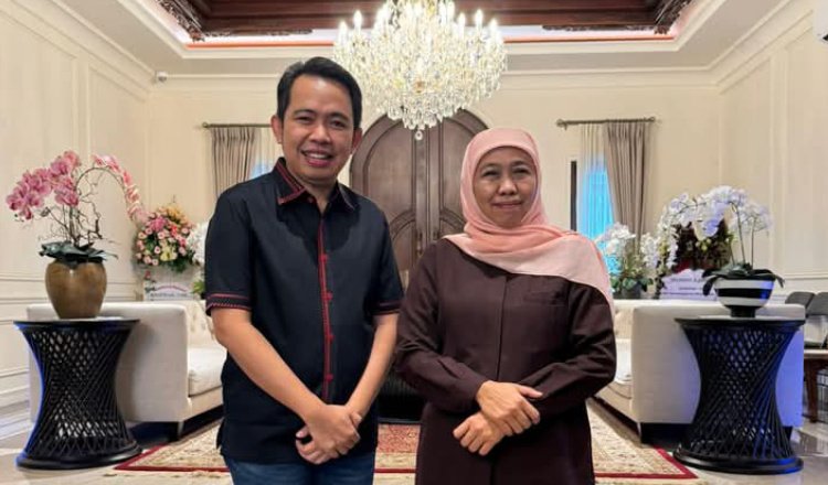 Gus Fawait dan Khofifah foto bersama, Selasa (10/12/2024). (Foto: Istimewa)