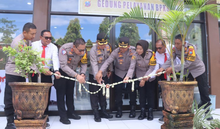 Polres Blitar meresmikan ruang pelayanan BPKB, Rabu (17/12/2024). (Foto; Istimewa)