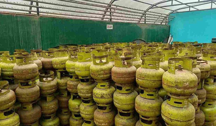 Gas LPG 3 Kg siap didistribusikan ke pengecer, Rabu (15/1/2025). (Foto: Istimewa)