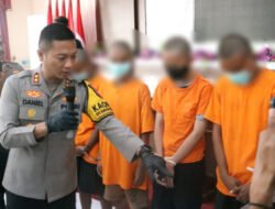 Rampas Motor 3 Remaja, 6 Anggota Gangster di Mojokerto Diringkus Polisi