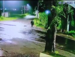 Begal Motor di Simpang Tiga Landangan Situbondo Terekam CCTV