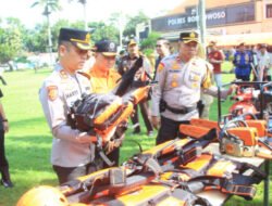 Polres Bondowoso dan BPBD Siaga Hadapi Bencana Hidrometeorologi