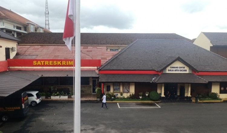 Halaman Mako Polres Jember. (Foto: Teamwork)