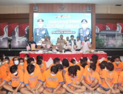 Polresta Sidoarjo Bongkar 110 Kasus Narkoba, 134 Tersangka Dibekuk
