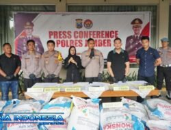 Polres Jember Gerebek Penyelewengan Pupuk Subsidi: 30 Ton Disita, 2 Tersangka Ditangkap