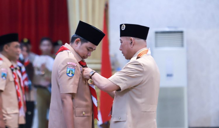 Pengurus Mabicab Gerakan Pramuka Jember masa bakti 2025-2030. (Foto: Diskominfo Jember)