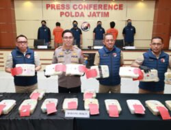 Jaringan Narkoba Internasional di Jatim Terbongkar, 21 Kilogram Sabu Senilai Rp22 Miliar Disita