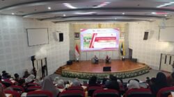 Agusman menyampaikan materi tentang peran lembaga pembiayaan, Selasa (20/5/2025). (Foto: Zainul Hasan)