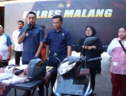 Pencuri Motor Kurir Yakult di Kepanjen Malang Ditangkap, Aksinya Viral di Medsos!