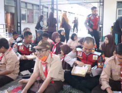 Polres Situbondo Bagikan Makanan Bergizi untuk Siswa Disabilitas SLB Dharma Wanita