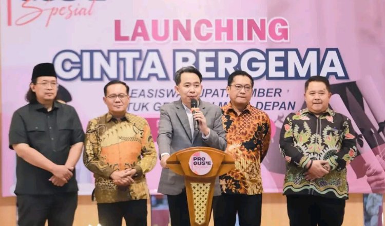 Peresmian Beasiswa Cinta Bergema. (Foto: Teamwork)
