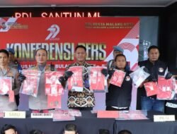 111 Kasus Narkotika di Malang Terungkap Selama 6 Bulan Terakhir