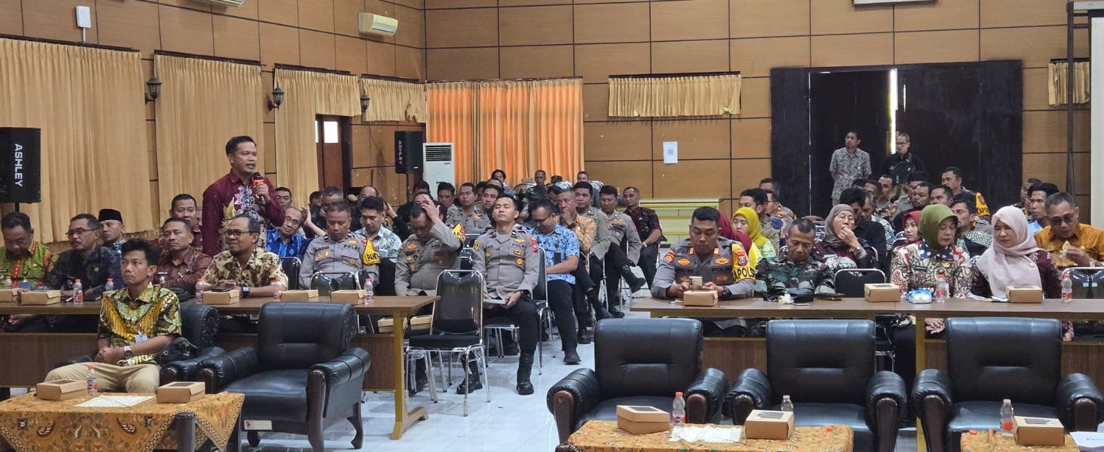 Acara sosialisasi penyaluran bantuan pangan Bulog Jember, Kamis (10/7/2025). (Foto: Istimewa)