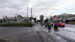 Kondisi lalu lintas simpang empat Argopuro. (Foto: Istimewa)