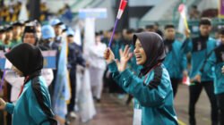 Opening Porseni Jawa Timur di GOR PKSPO Kaliwates, Selasa pagi (8/7/2025). (Foto: Diskominfo Jember)