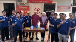 WBP Rutan Kelas IIB Situbondo menjalani tes urine. (Foto: Humas Rutan Kelas IIB Situbondo)