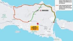 Peta rute alternatif bagi pengendara jalur Gumitir. (Foto: Istimewa)