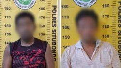 Pengedar sabu asal Madura digelandang ke Mapolres Situbondo. (Foto: Humas Polres Situbondo - ZONA INDONESIA)