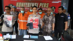 Konferensi pers di Mapolresta Malang, Sabtu (9/8/2025). (Foto: Humas Polres)
