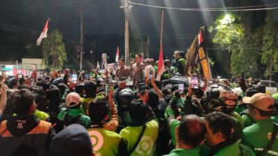 Kapolres Jember Dampingi Aksi Damai Ojol: Aspirasi Disampaikan Tanpa Kekacauan