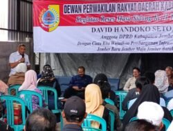 David Handoko Seto Serap Aspirasi Warga, Soroti Masalah Drainase dan Infrastruktur di Jember