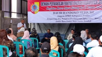 David Handoko Seto memberikan sambutan dalam Reses Sidang ke-II Tahun 2025, Jumat (29/8/2025). (Foto: Zainul Hasan - ZONA INDONESIA)