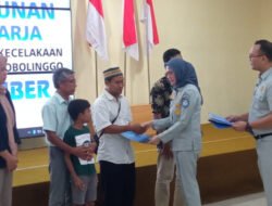Jasa Raharja Serahkan Santunan untuk Karyawan RS Bina Sehat Jember Korban Bus Bromo Probolinggo