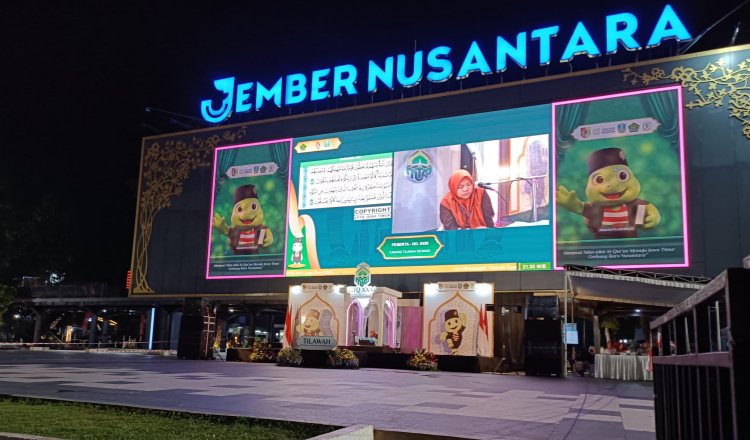 MTQ XXXI Tingkat Jawa Timur berlangsung di venue Alun-alun Jember Nusantara, Rabu (17/9/2025) malam. (Foto: Teamwork - ZONA INDONESIA)