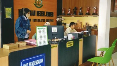 Ruang pelayanan terpadu Kejari Jember. (Foto: Istimewa - ZONA INDONESIA)