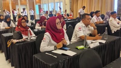 Raker PMI Jejaring Wilayah III di Hotel Padis Bondowoso. (Foto: Istimewa - ZONA INDONESIA)