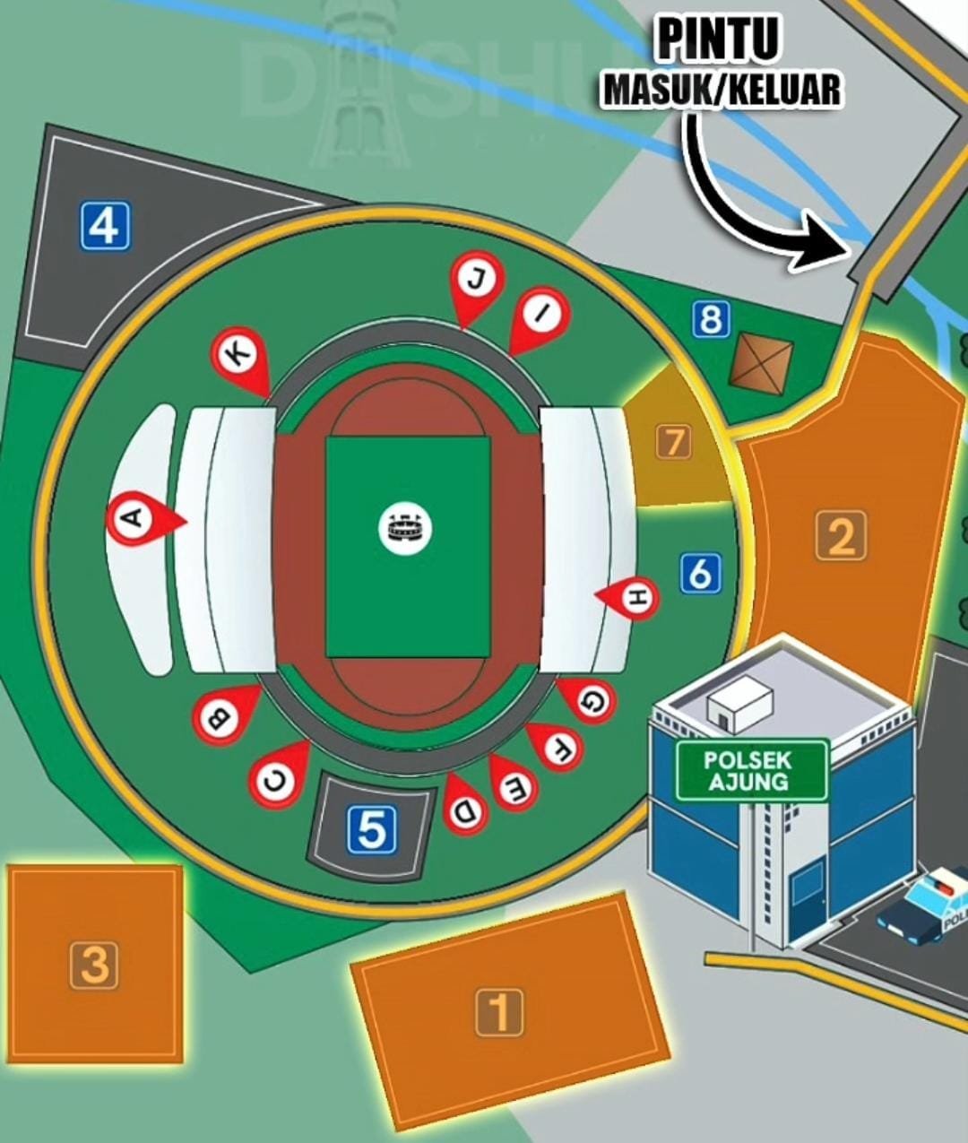 Rekayasa Lalu Lintas event MTQ XXXI Jawa Timur di Kabupaten Jember. (Foto: Istimewa - ZONA INDONESIA)