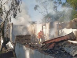 Baru Ditempati 7 Bulan, Rumah Rongsokan di Asembagus Situbondo Hangus Terbakar