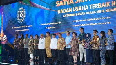 Ajang Satya JKN Award 2025 dari BPJS Kesehatan di Jakarta, Selasa (14/10/2025). (Foto: Dok/Humas BPJS Kesehatan Cabang Jember)