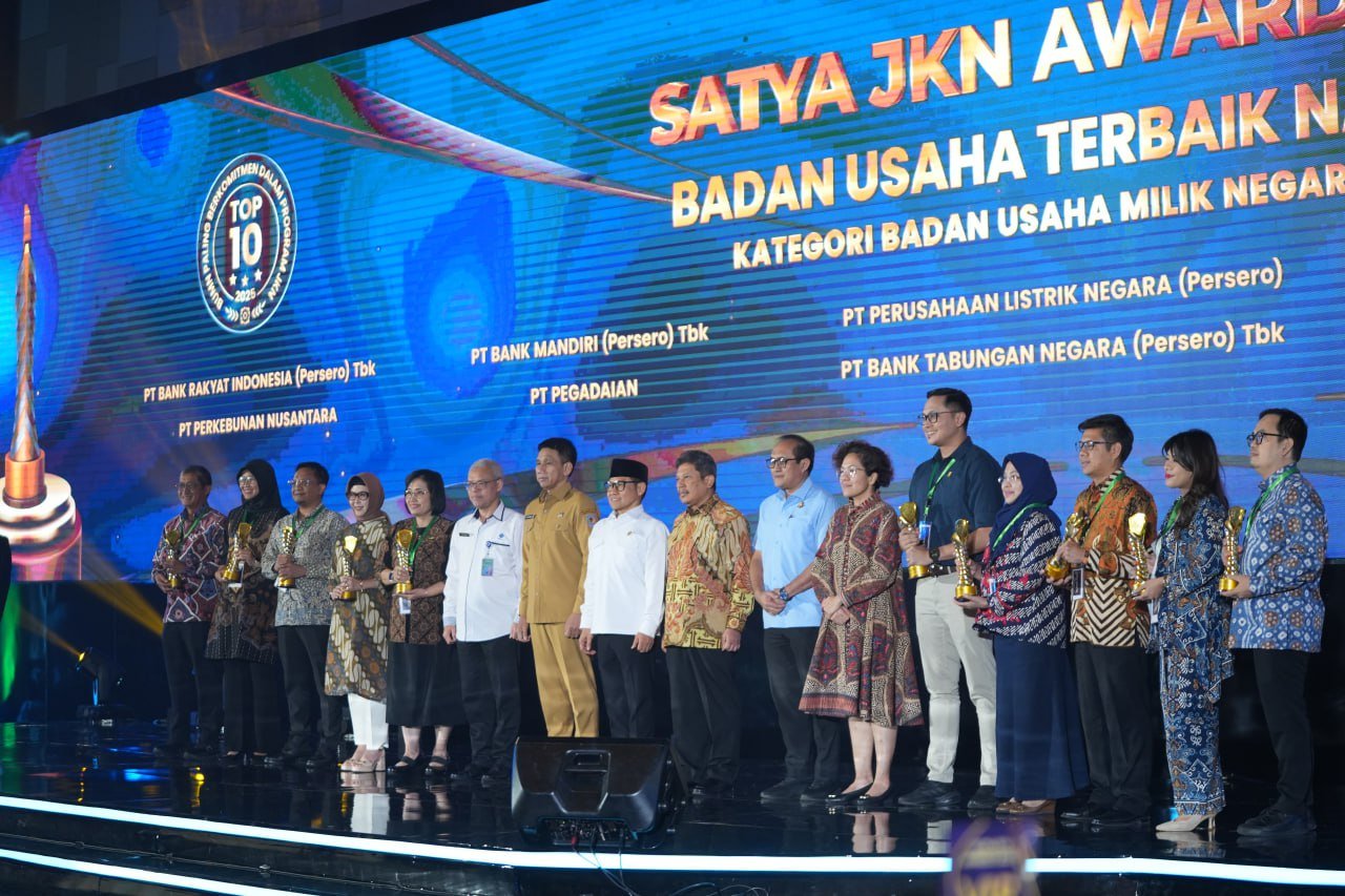 Ajang Satya JKN Award 2025 dari BPJS Kesehatan di Jakarta, Selasa (14/10/2025). (Foto: Dok/Humas BPJS Kesehatan Cabang Jember)