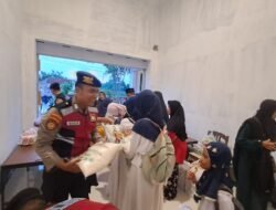 PASABBER Polres Situbondo Salurkan Sembako kepada 150 Anak Yatim di Akhir Tahun