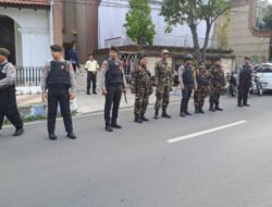 Toleransi Beragama, Polres Situbondo Libatkan Ormas Islam Amankan Ibadah Natal di Gereja