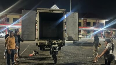 Motor diduga hasil curian dari Bali diamankan di Mapolres Situbondo. (Foto: Istimewa - ZONA INDONESIA)