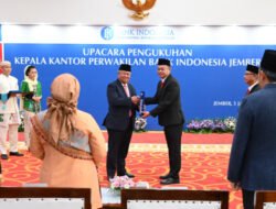 Gubernur BI Kukuhkan Iqbal Reza Nugraha sebagai Kepala BI Jember