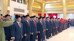 Prosesi pelantikan 190 pejabat Eselon III dan IV, Jumat (23/1/2026). (Foto: Zainul Hasan - ZONA INDONESIA)