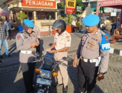 Propam Polres Situbondo Gelar Gaktibplin, Pastikan Anggota Tertib Lalu Lintas