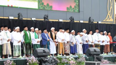 Peringatan Harlah NU ke-100 di Alun-alun Jember Nusantara, Minggu (1/2/2026). (Foto: Dok/Diskominfo Jember - ZONA INDONESIA)