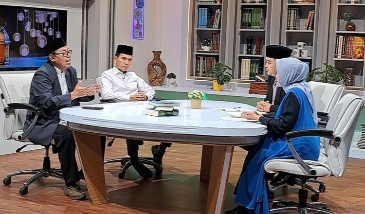 Rektor UIN KHAS Jember menjadi narasumber di Studio 7 TVRI Nasional, Jakarta, Jumat (27/02/2026). (Foto: Istimewa - ZONA INDONESIA)